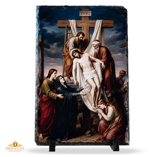 ICOANA COBORAREA DE PE CRUCE  LUI ISUS 14.5CM*9.5CM