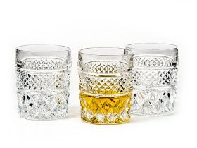 Pahare whisky din cristal de Bohemia - Madison 