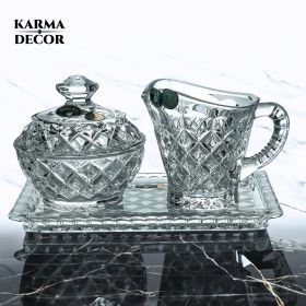 SET LATIERA TAVITA ZAHARNITA DIN CRISTAL DE BOHEMIA – COLECTIA MADISON