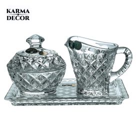 SET LATIERA TAVITA ZAHARNITA DIN CRISTAL DE BOHEMIA – COLECTIA MADISON